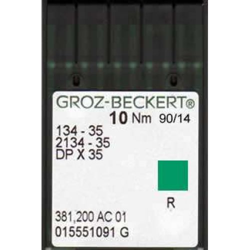 Иглы GROZ-BECKERT 134-35, 2134-35, DPx35 №90 Иглы GROZ-BECKERT 134-35, 2134-35, DPx35 №90