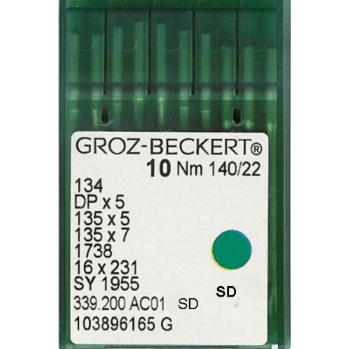Иглы GROZ-BECKERT DPx5 №140 Иглы GROZ-BECKERT DPx5 №140