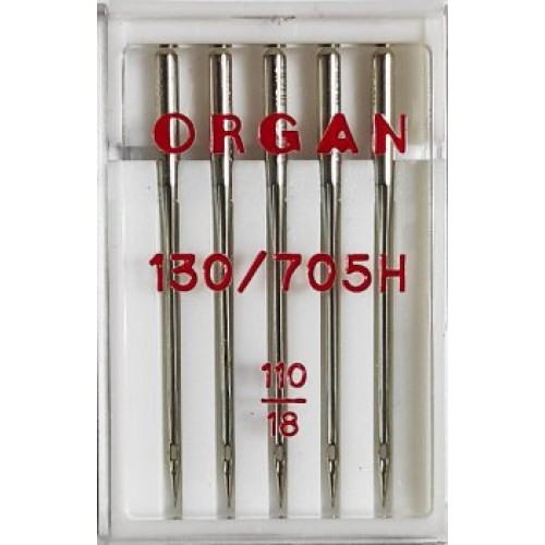 Иглы универсальные ORGAN 130/705 H №110 Иглы универсальные ORGAN 130/705 H №110