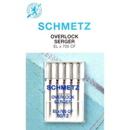 Иглы SCHMETZ OVERLOCK ELx705 №80