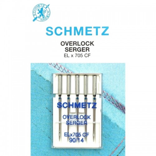 Иглы SCHMETZ OVERLOCK ELx705 №90